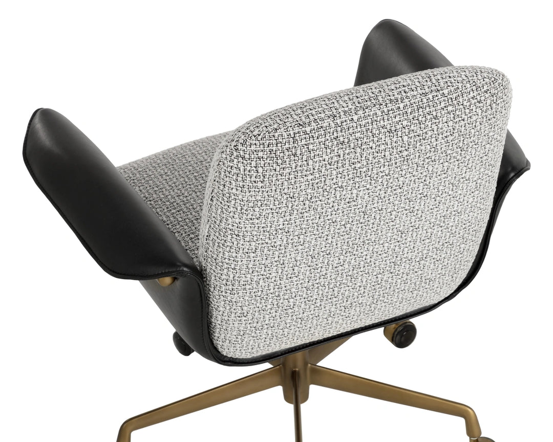 Lomax Office Chair - Helios Check Black / Bravo Black