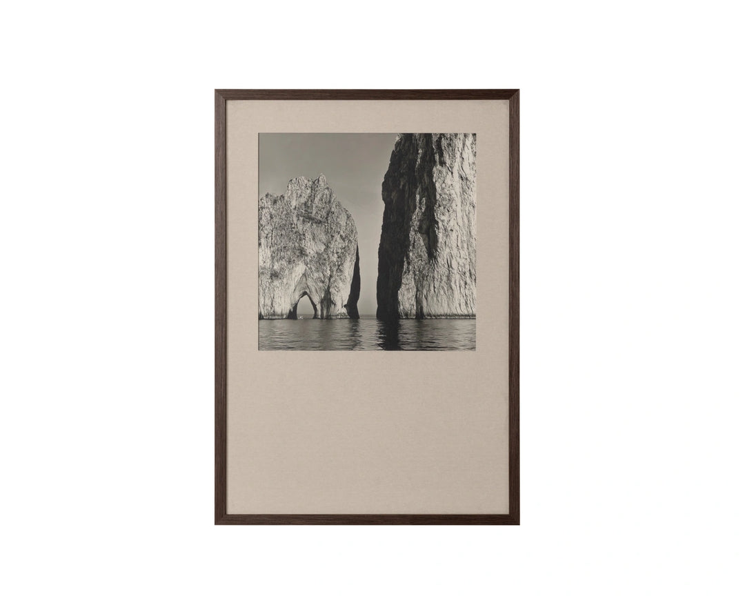 Coastal Vibes I - 28" X 40" - Deep Brown Frame