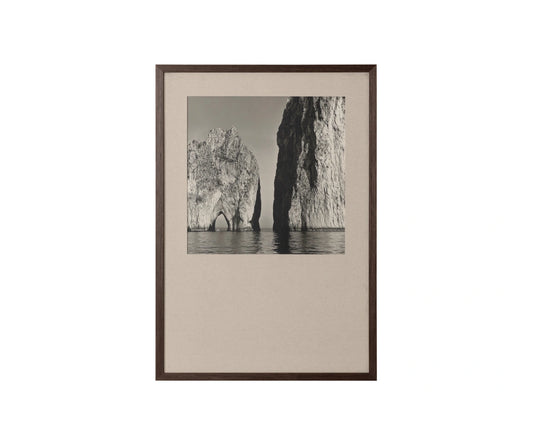 Coastal Vibes I - 28" X 40" - Deep Brown Frame