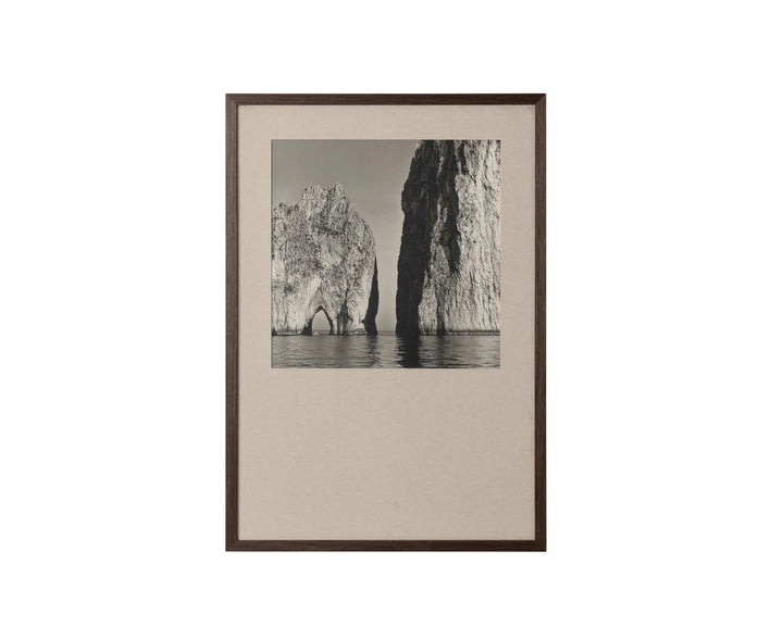 Coastal Vibes I - 28" X 40" - Deep Brown Frame