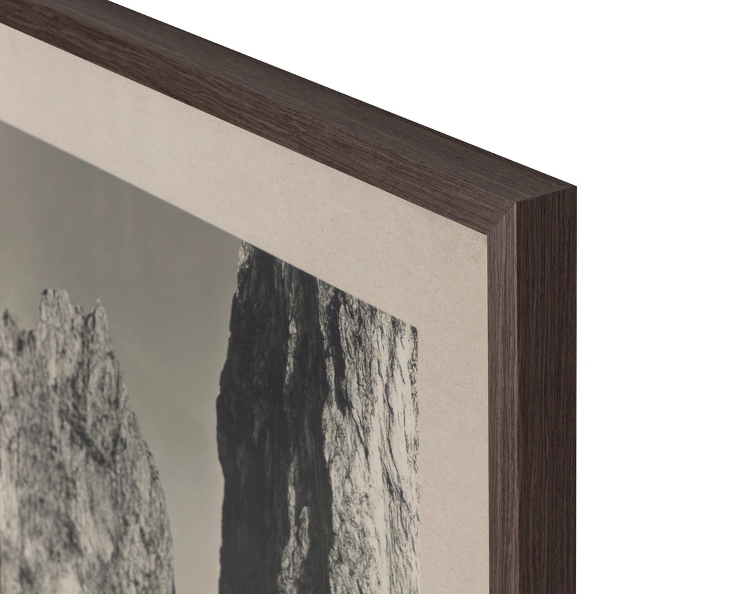 Coastal Vibes I - 28" X 40" - Deep Brown Frame