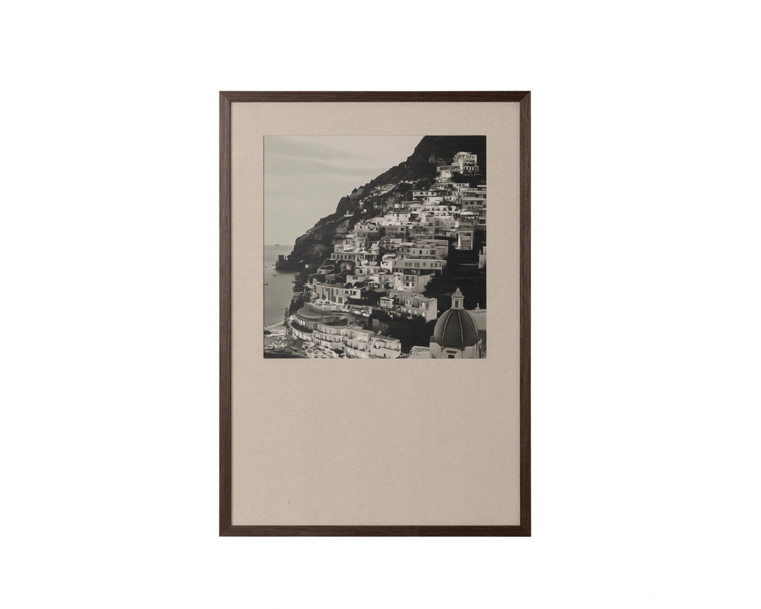 Coastal Vibes III - 28" X 40" - Deep Brown Frame