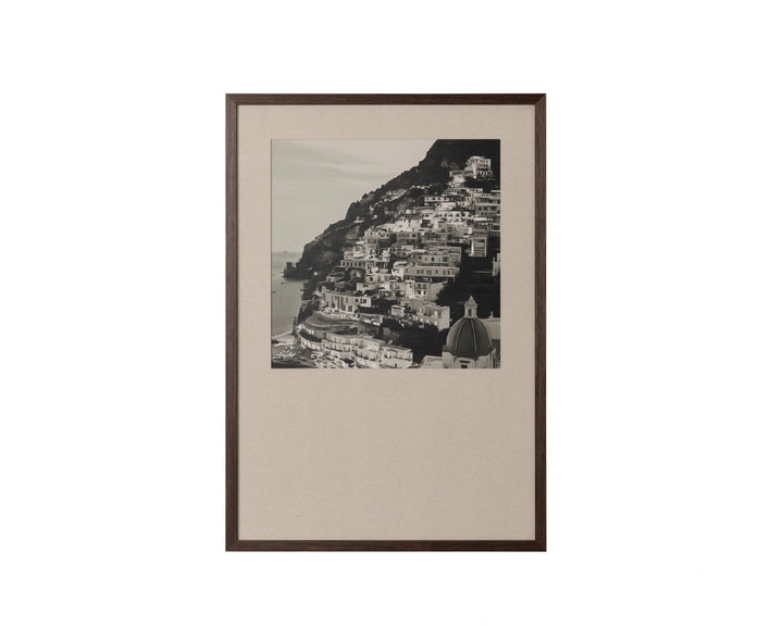 Coastal Vibes III - 28" X 40" - Deep Brown Frame