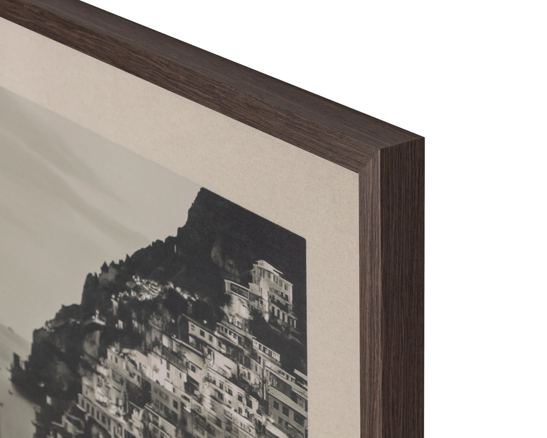 Coastal Vibes III - 28" X 40" - Deep Brown Frame