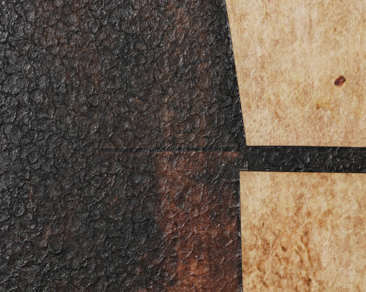 Rustic Nuance I - 30" X 60" - Black Floater Frame