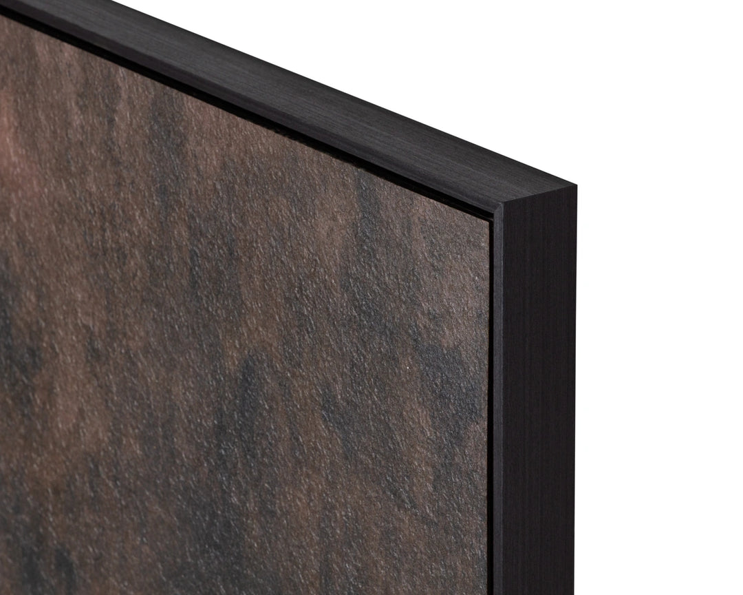 Rustic Nuance II - 30" X 60" - Black Floater Frame