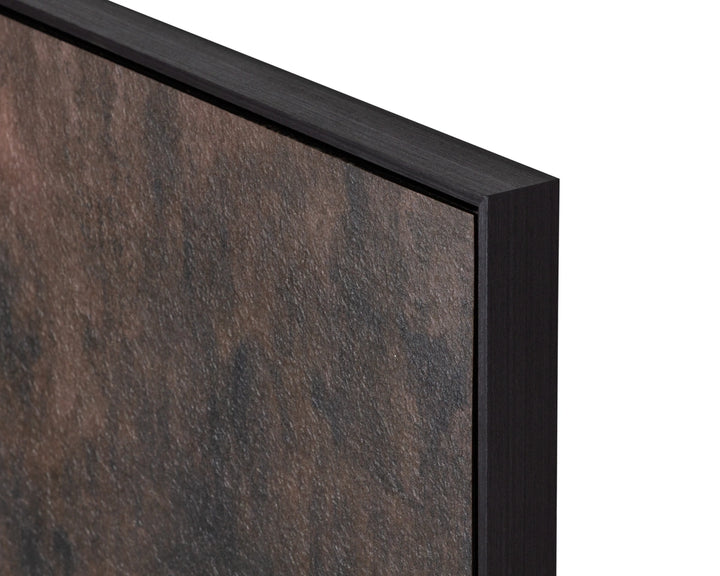 Rustic Nuance II - 30" X 60" - Black Floater Frame