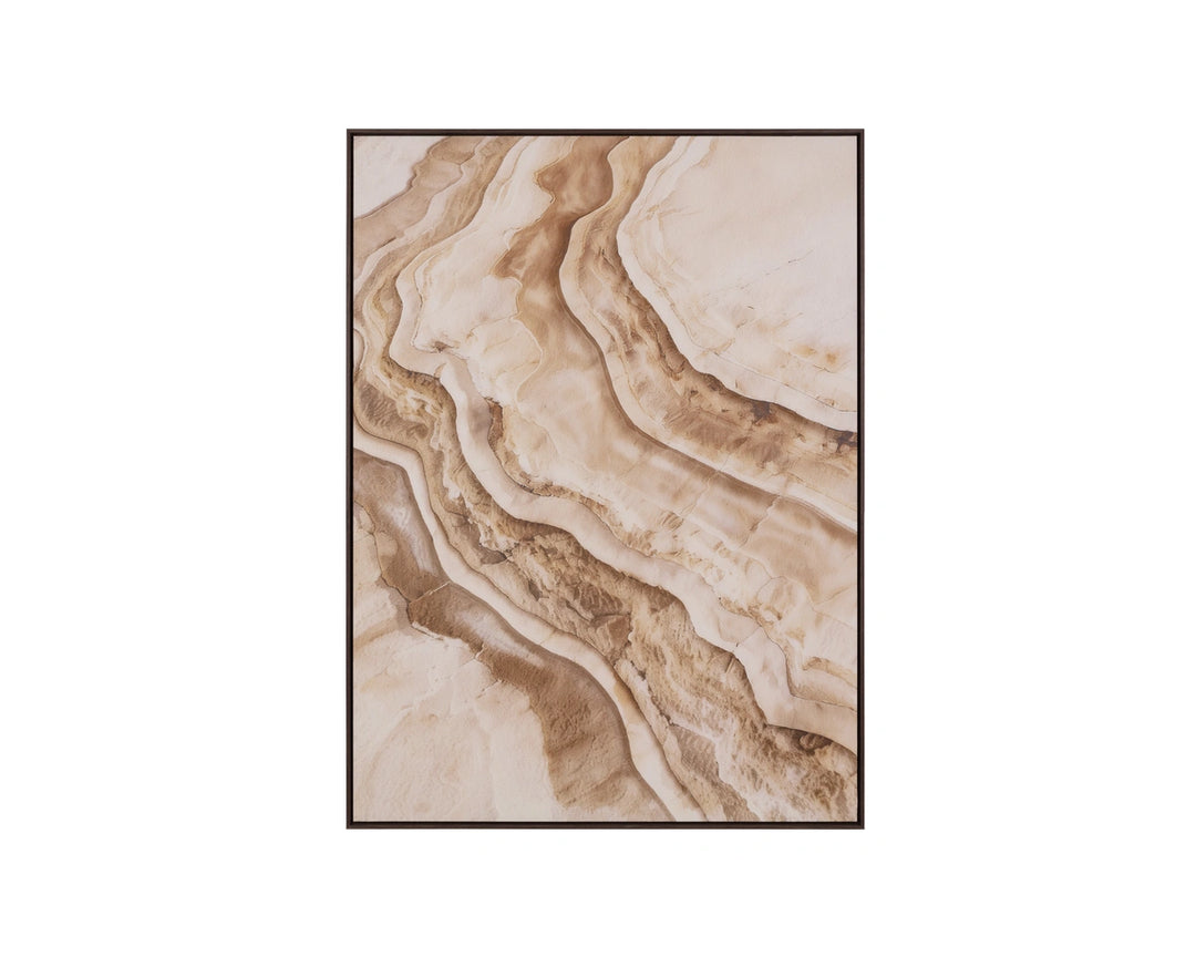 Access Route - 40" X 54" - Deep Brown Floater Frame