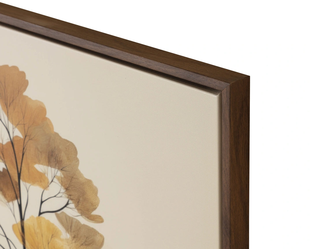 Still September - 30" X 30" - Brown Floater Frame