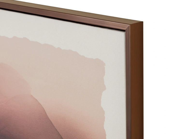 Dream State - 60" X 40" - Copper Floater Frame - Fire