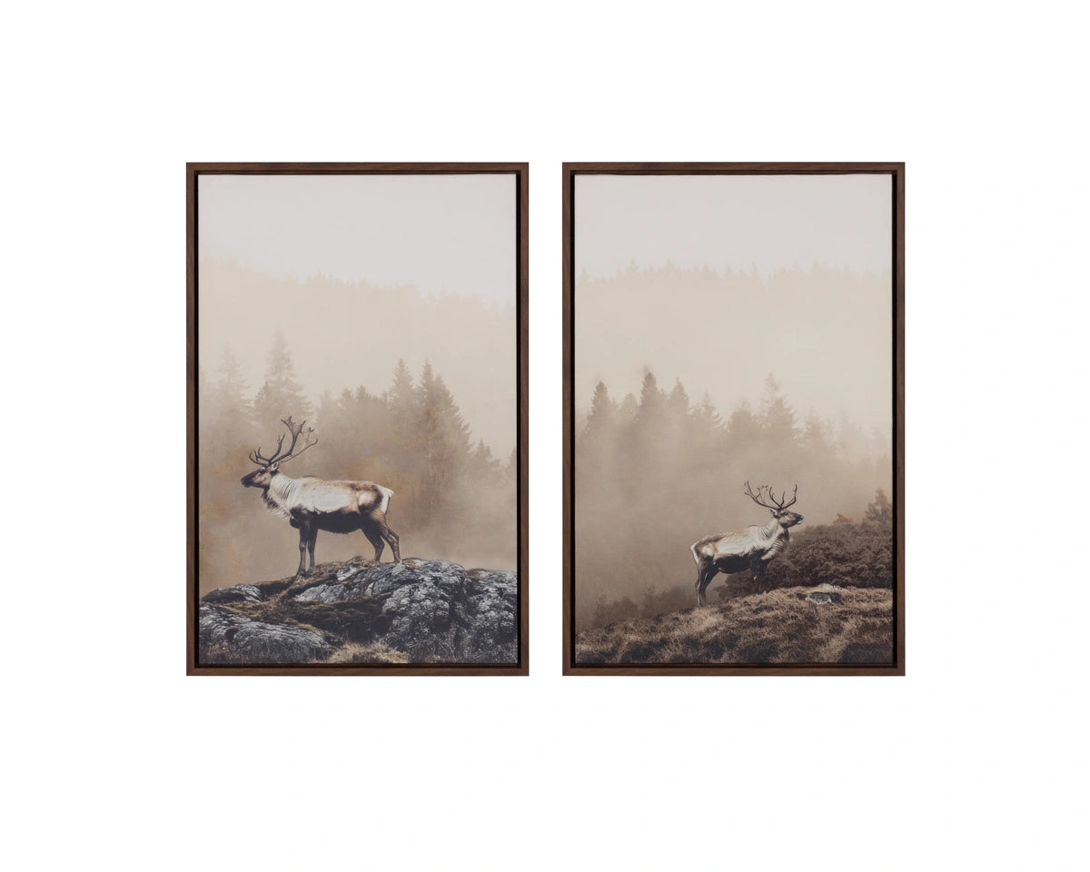 Into The Wild I - 20" X 30" - Brown Floater Frame