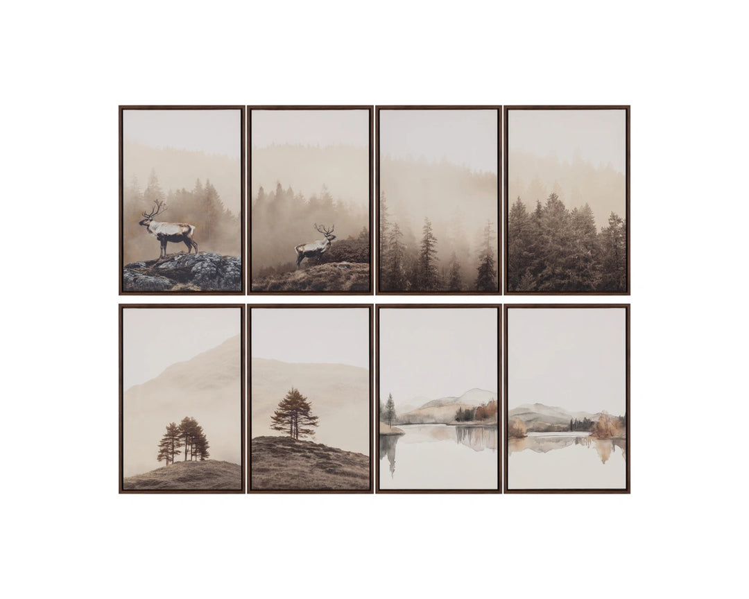 Into The Wild I - 20" X 30" - Brown Floater Frame