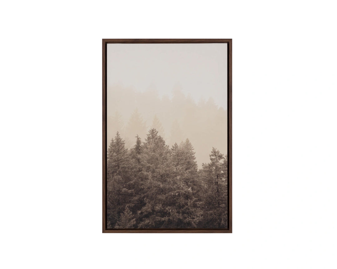 Mistwood II - 20" X 30" - Brown Floater Frame