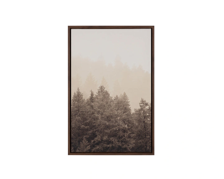Mistwood II - 20" X 30" - Brown Floater Frame