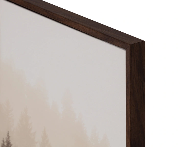 Mistwood II - 20" X 30" - Brown Floater Frame