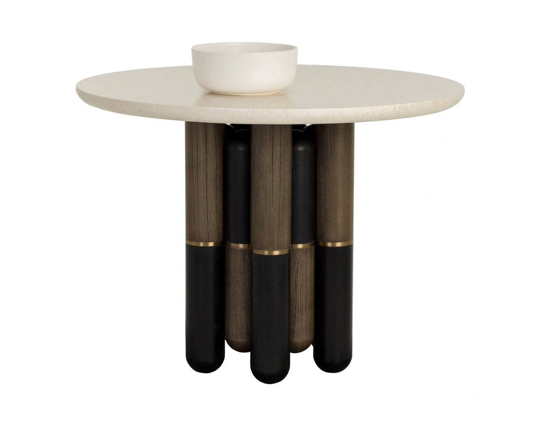Yanna Bistro Table - Round - Marble - 39.5"