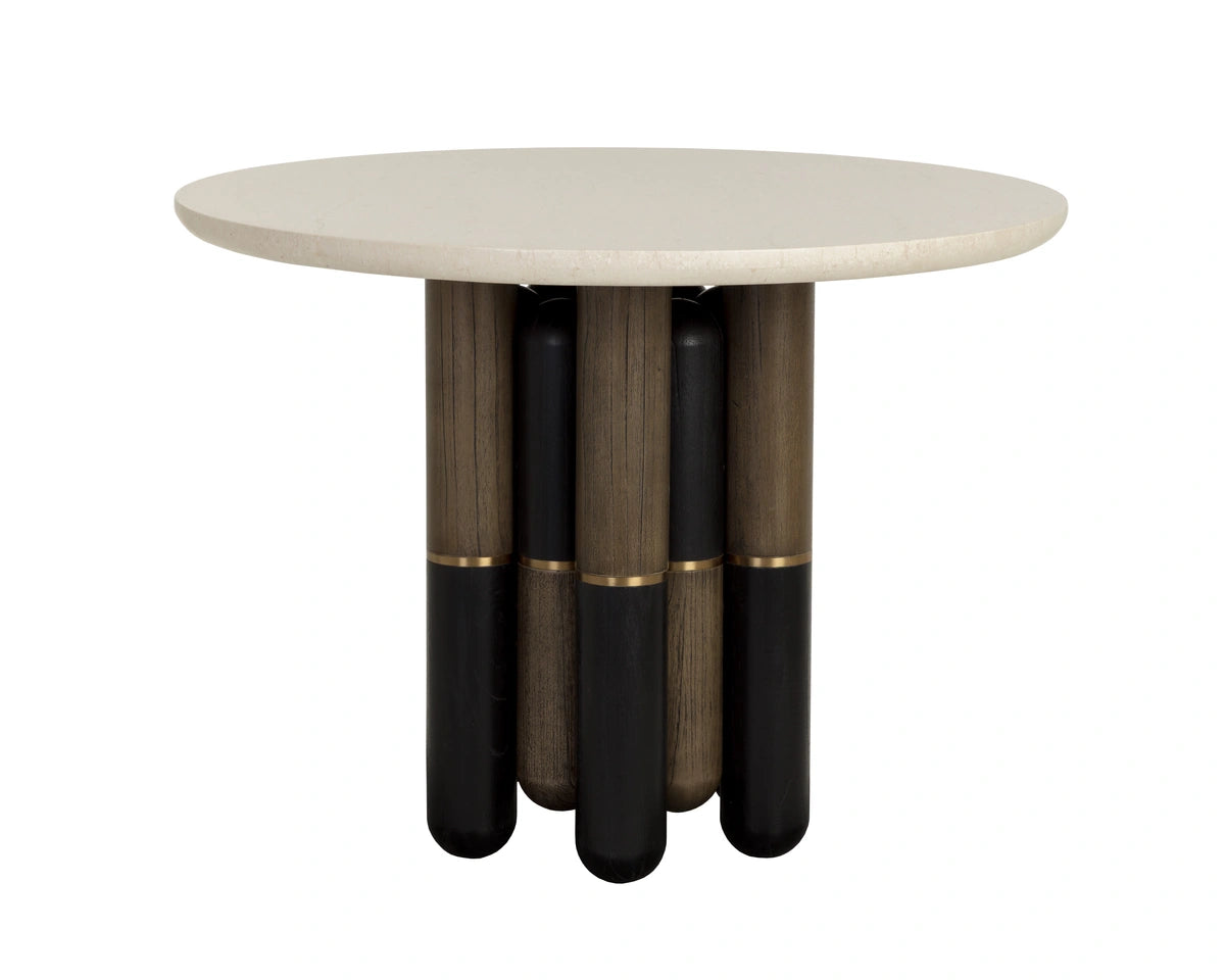 Yanna Bistro Table - Round - Marble - 39.5"