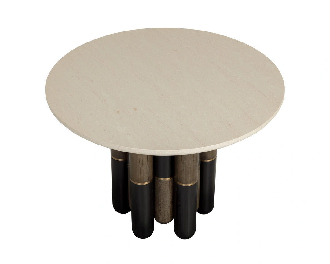 Yanna Bistro Table - Round - Marble - 39.5"
