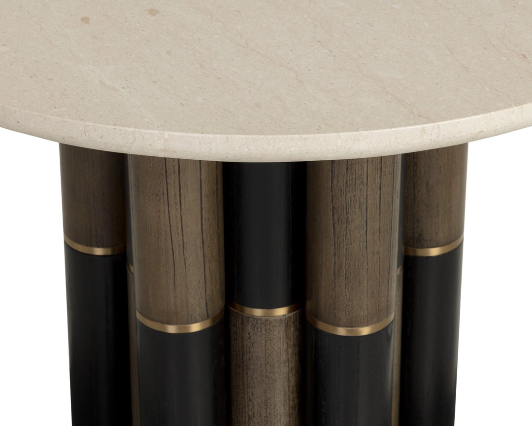 Yanna Bistro Table - Round - Marble - 39.5"