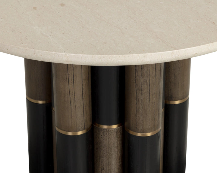 Yanna Bistro Table - Round - Marble - 39.5"