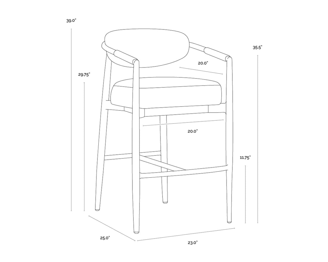 Marita Barstool - Louis Cream