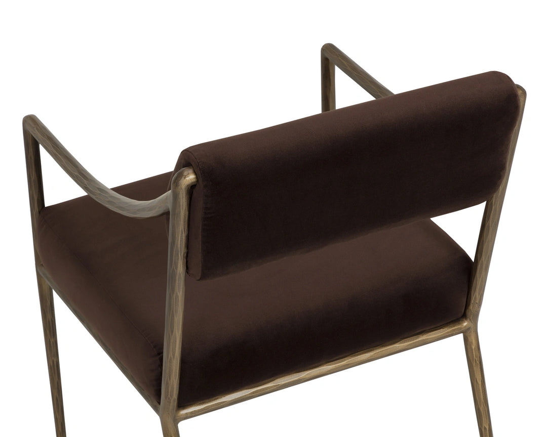 Leticia Dining Armchair - Diamond Mink