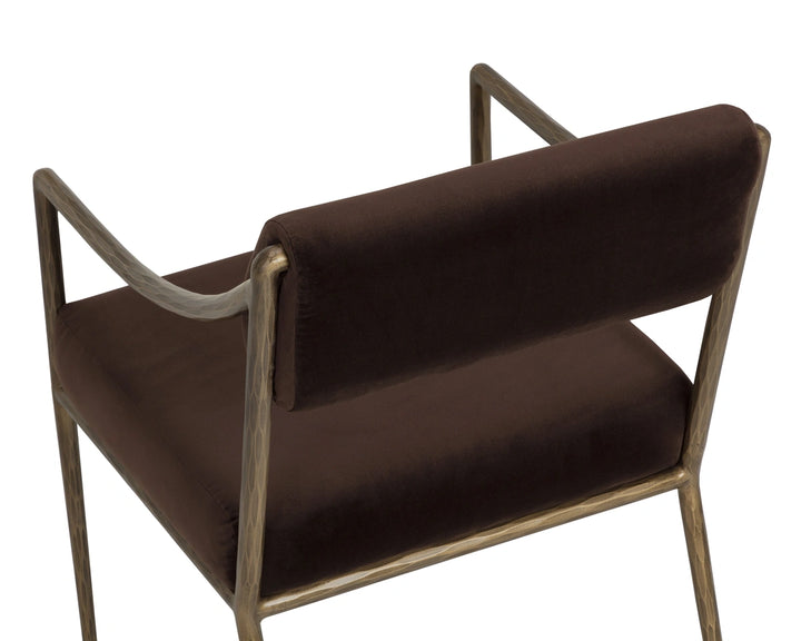 Leticia Dining Armchair - Diamond Mink