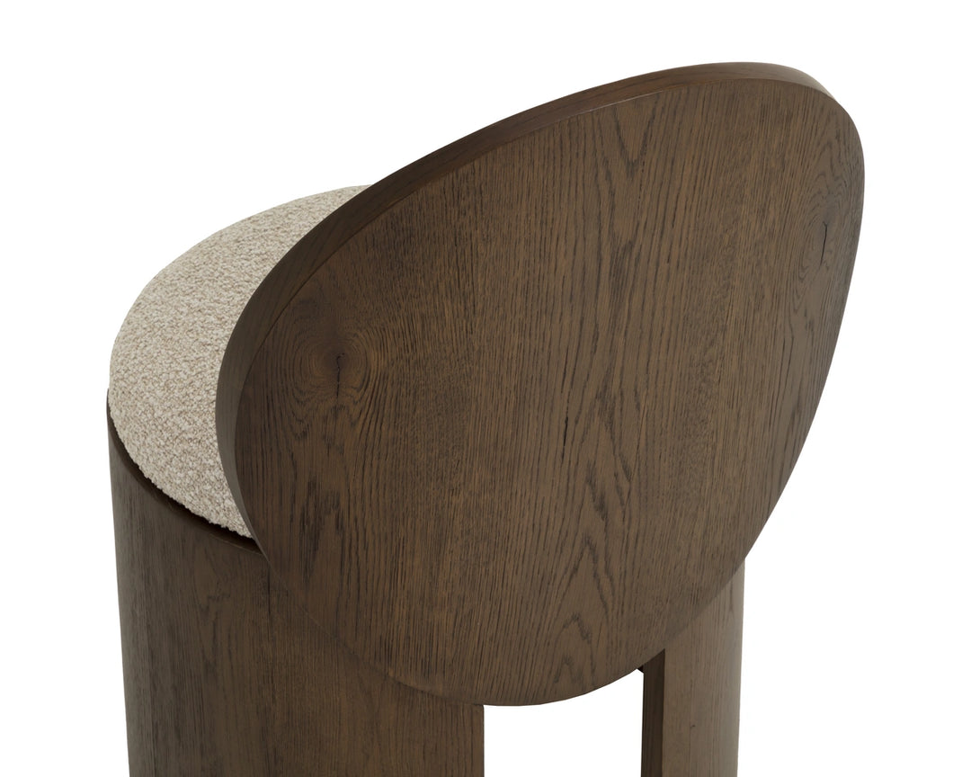 Mitre Dining Chair - Santa Cruz Oatmeal