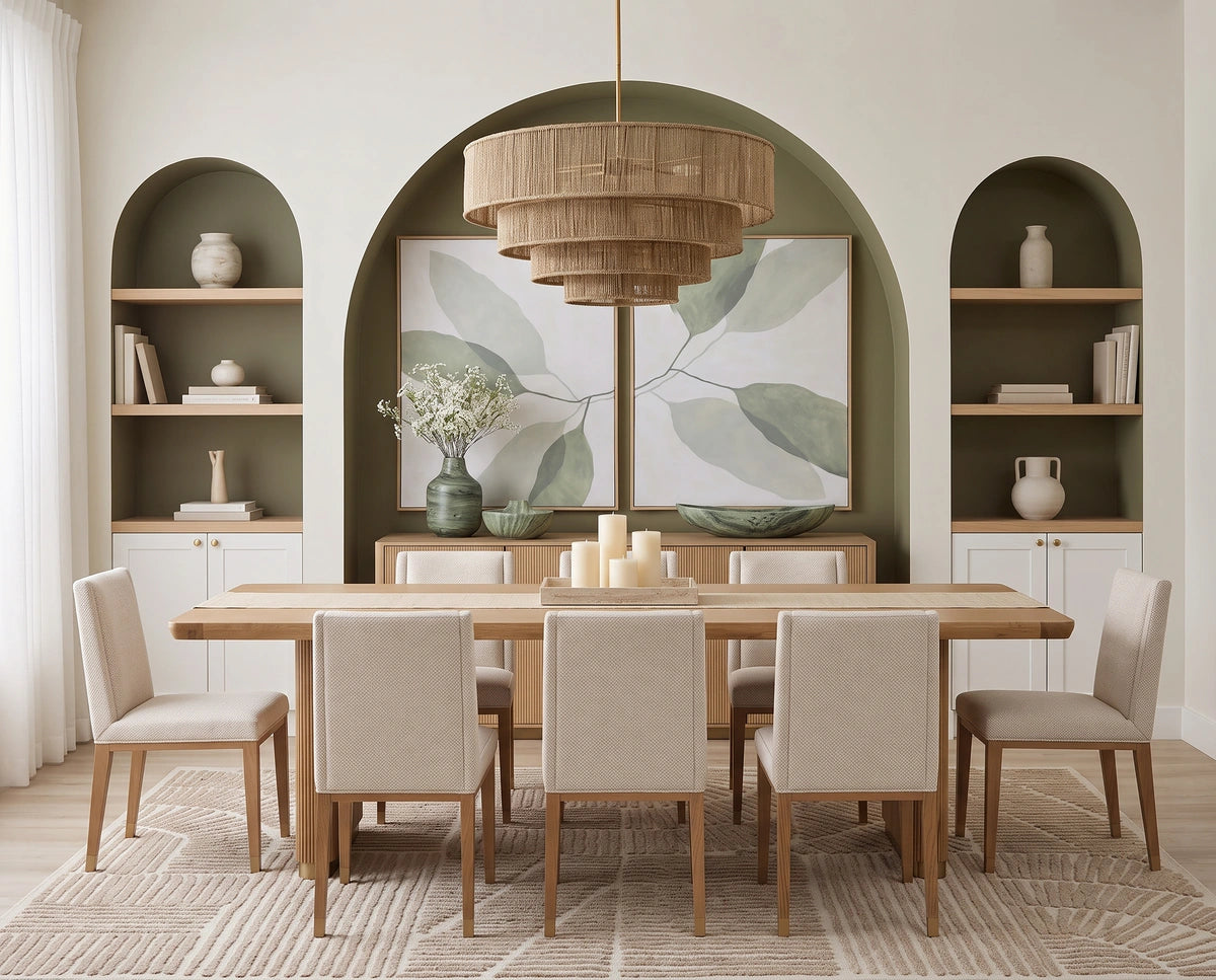 Elys Vase - Marble Look - Sage