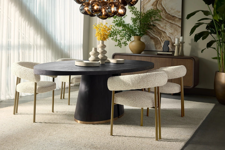 Babylon Vase - Small - Travertine Look - Desert