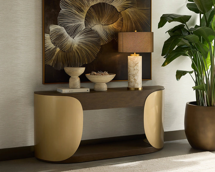 Positano Bowl - Travertine Look - Dune
