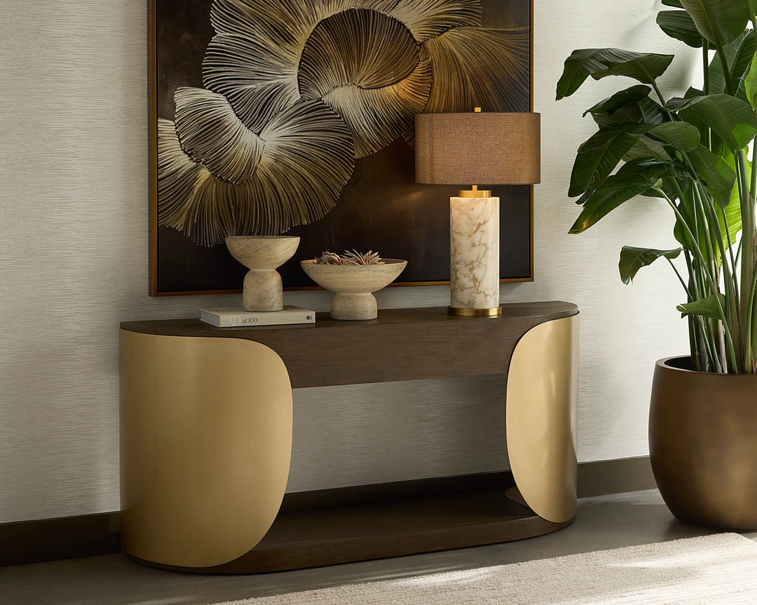 Roma Bowl - Travertine Look - Dune