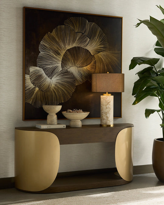 Positano Bowl - Travertine Look - Dune