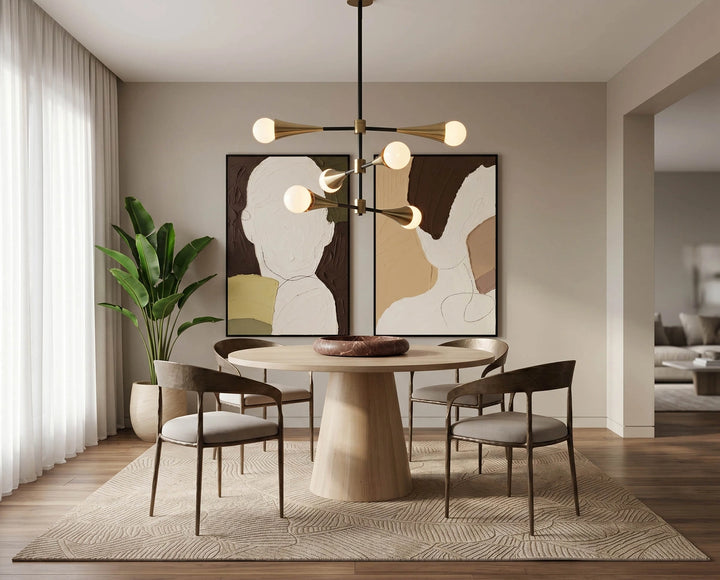 Italia Tray - Marble Look - Mocha