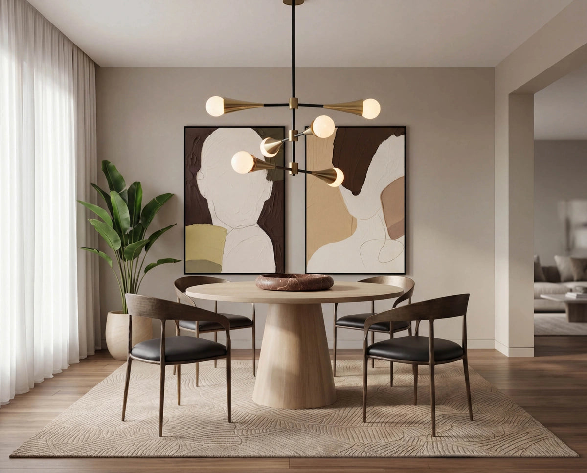 Italia Tray - Marble Look - Mocha