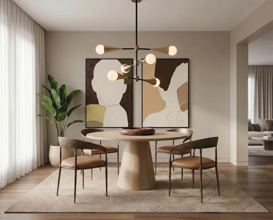 Italia Tray - Marble Look - Mocha