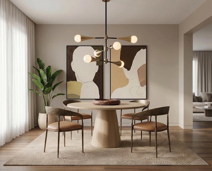 Italia Tray - Marble Look - Mocha