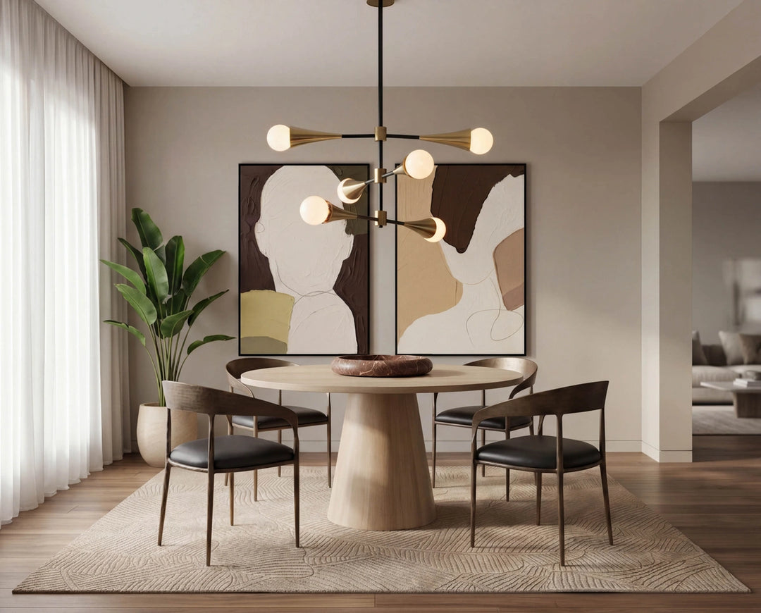 Italia Tray - Marble Look - Mocha