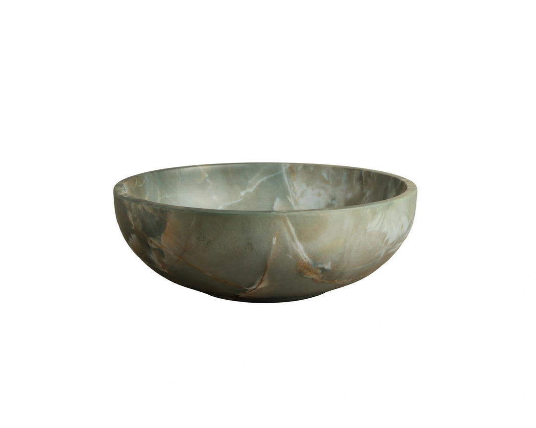 Ostuni Bowl - Marble Look - Jade Onyx