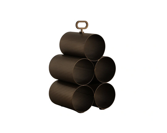 Mendocino 5 Bottle Wine Rack