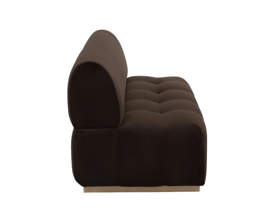 Linford Banquette - Diamond Mink