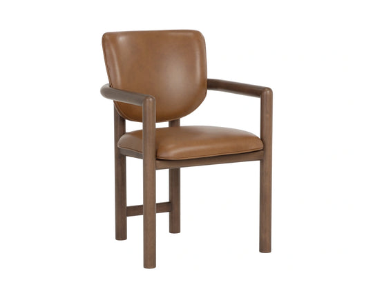 Fremont Dining Armchair - Missouri Cognac Leather