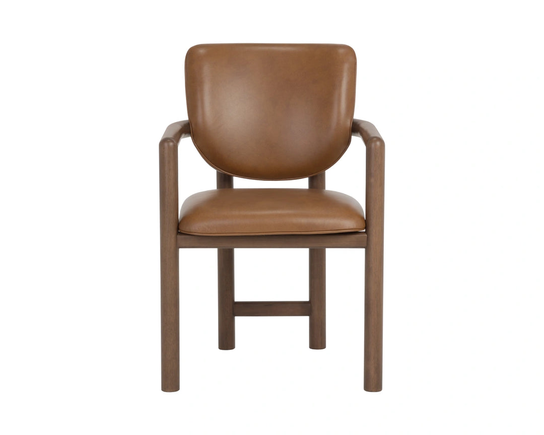 Fremont Dining Armchair - Missouri Cognac Leather