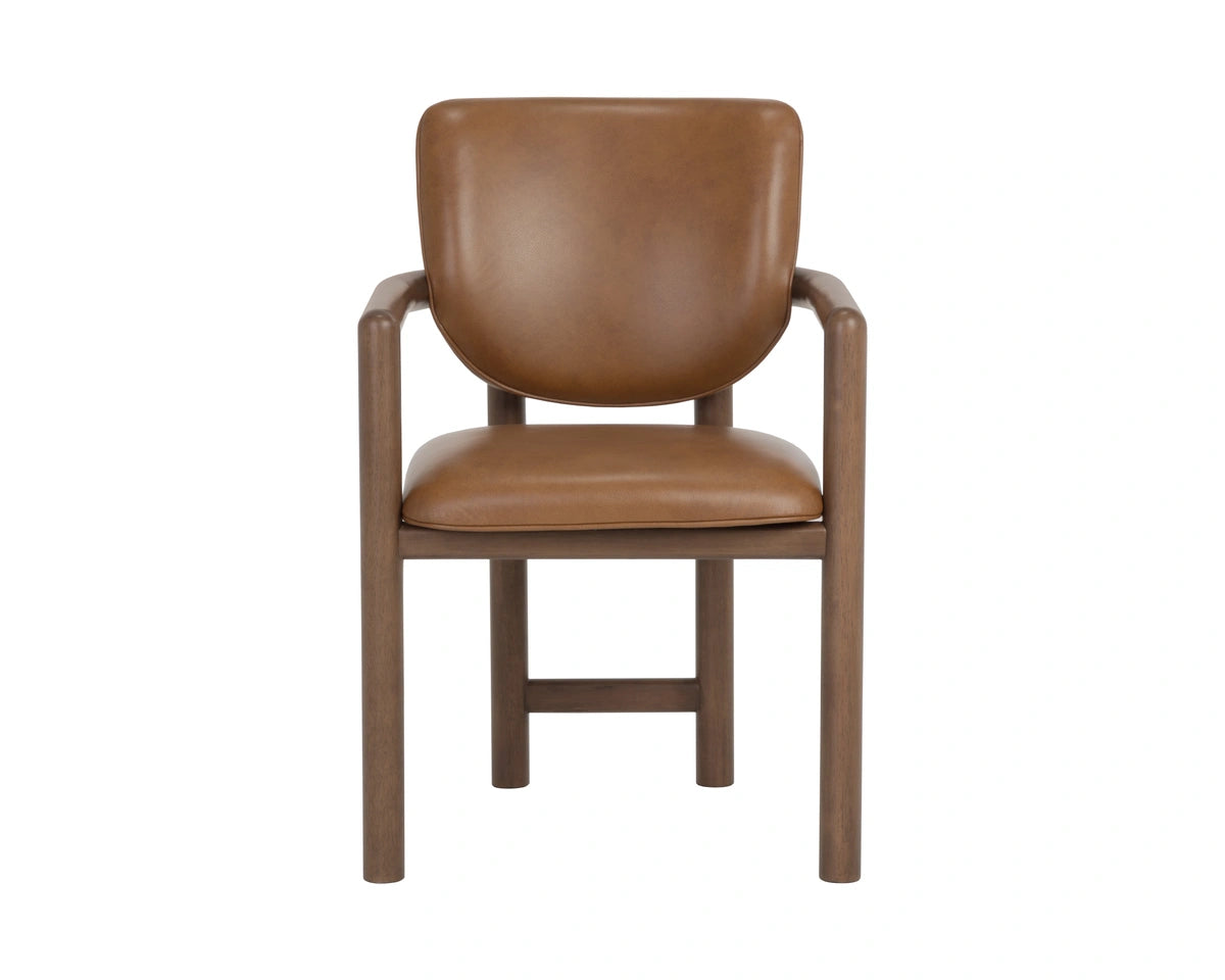 Fremont Dining Armchair - Missouri Cognac Leather
