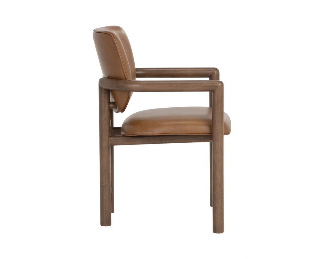 Fremont Dining Armchair - Missouri Cognac Leather