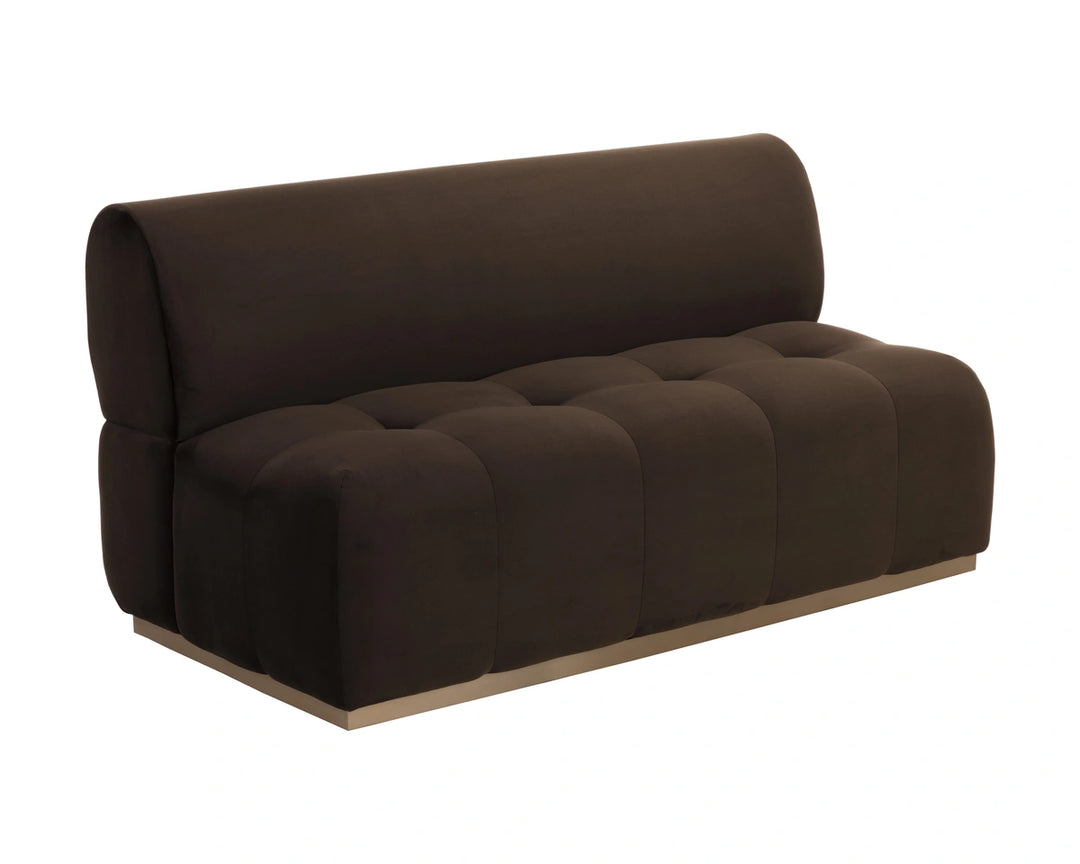 Linford Banquette - Diamond Mink