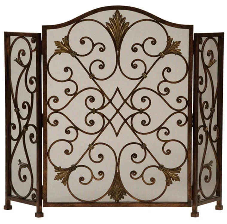 Ambella Home Rockefeller 3-Panel Fireplace Screen FIREPLACE SCREENS