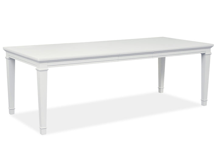 Charleston White Dove White Extendable Rectangular Dining Table - D5611-20WH