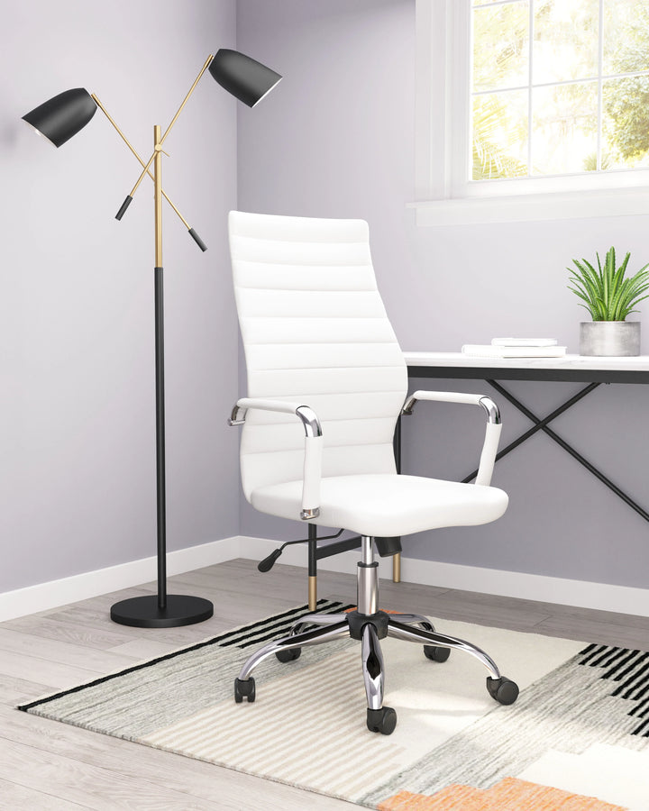 Primero Office Chair White - AmericanHomeFurniture