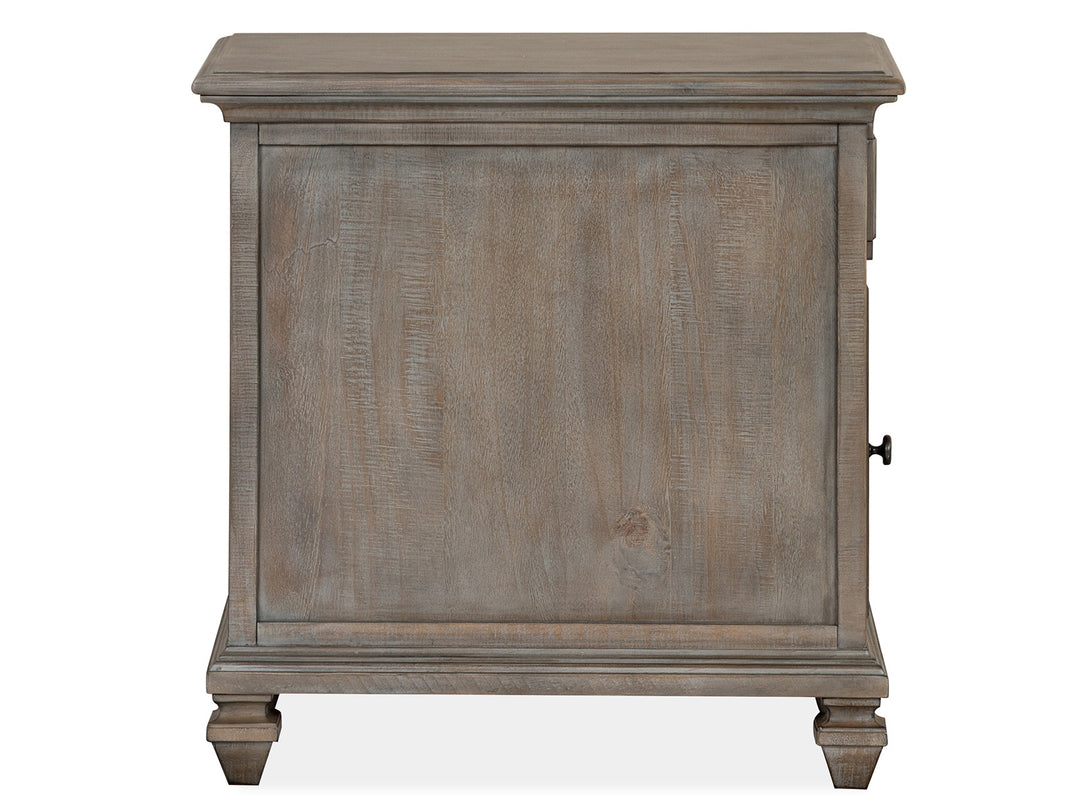 Lancaster Dovetail Grey Chairside End Table - T4352-10